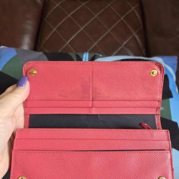 Prada Red Women's Wallet - Picture 4 of 5